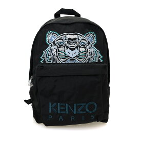 【中古】KENZO　タイガー刺繍バックパック　FA65SF300F20 ブラック 【190424】（ケンゾー）