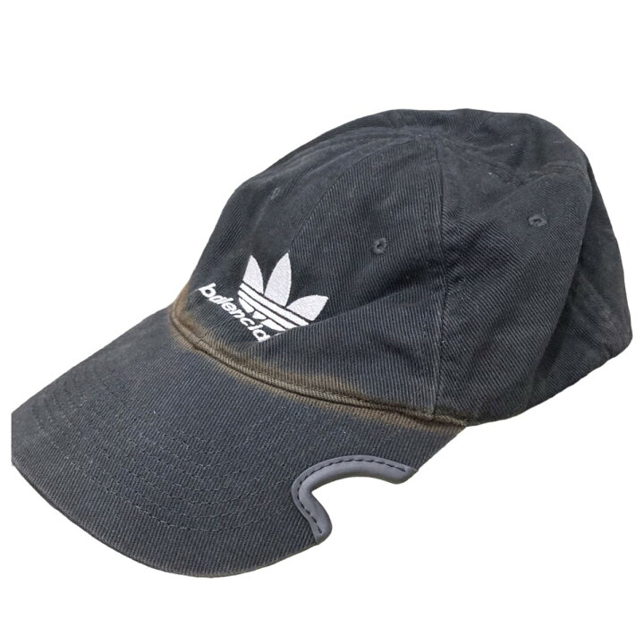 楽天市場】【中古】BALENCIAGA×adidas キャップ ブラック サイズ：59cm 