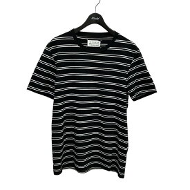 【中古】Martin Margiela 10　ボーダーTシャツ S50GC0432 ブラック×ホワイト サイズ：M 【200424】（マルタンマルジェラ10）