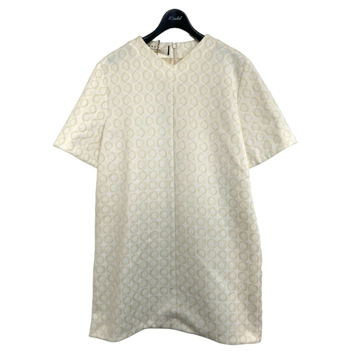 楽天市場】【中古】MARNI 半袖ワンピース アイボリー サイズ：44 