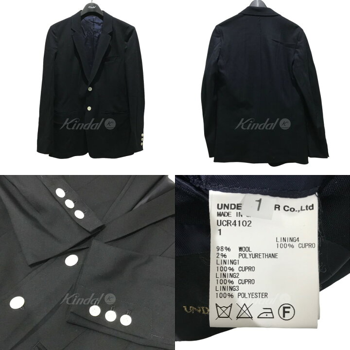 楽天市場】【中古】UNDERCOVERセットアップスーツ ネイビー サイズ：1 