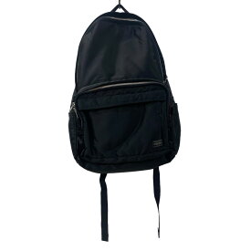 【中古】PORTER　TNAKER DAYPACK デイパック ブラック 【200424】（ポーター）