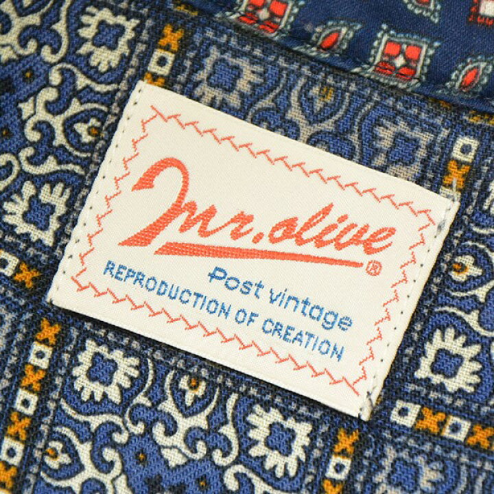 楽天市場】【中古】MR．OLIVE VINTAGE STOLE SS SHIRT ヴィンテージ 