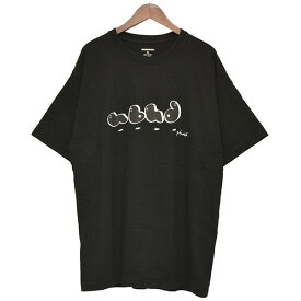 【中古】NEIGHBOR HOOD　2021AW　NBHD G／C TEE SS　プリントTシャツ ブラック サイズ：XL 【190424】（ネイバーフッド）