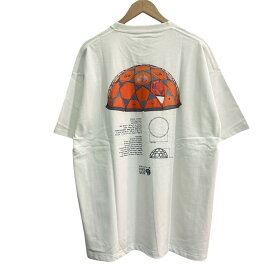 【中古】MOUNTAIN HARDWEAR × BEAMS　別注 Space Station Graphic T-shirt Tシャツ ホワイト サイズ：L 【190424】（マウンテンハードウェア ビームス）