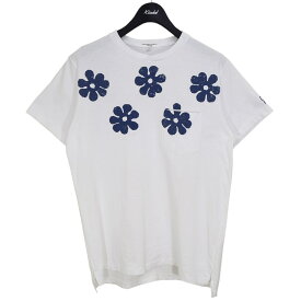 【中古】Engineered Garments　フラワープリントポケットTシャツ ホワイト サイズ：M 【190424】（エンジニアードガーメンツ）