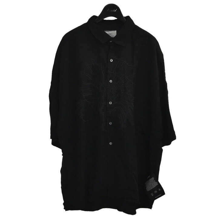 楽天市場】【中古】shareef 刺繍半袖シャツ ブラック サイズ：2 