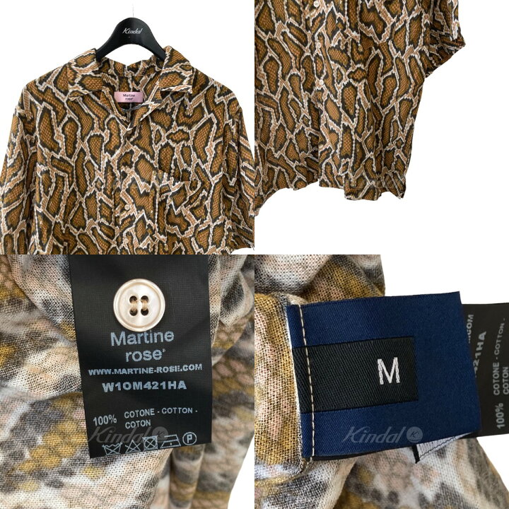 楽天市場】【中古】Martine rose オーバーサイズ アロハシャツ 