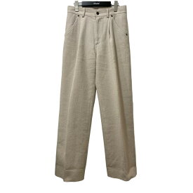 【中古】seya．　Sashiko Pants センタープレスコットンパンツ PV07-D ホワイト サイズ：S 【210424】（セヤ）