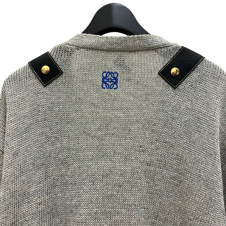 楽天市場】【中古】LOEWE リネンカーディガン 28003861 ライトグレー 