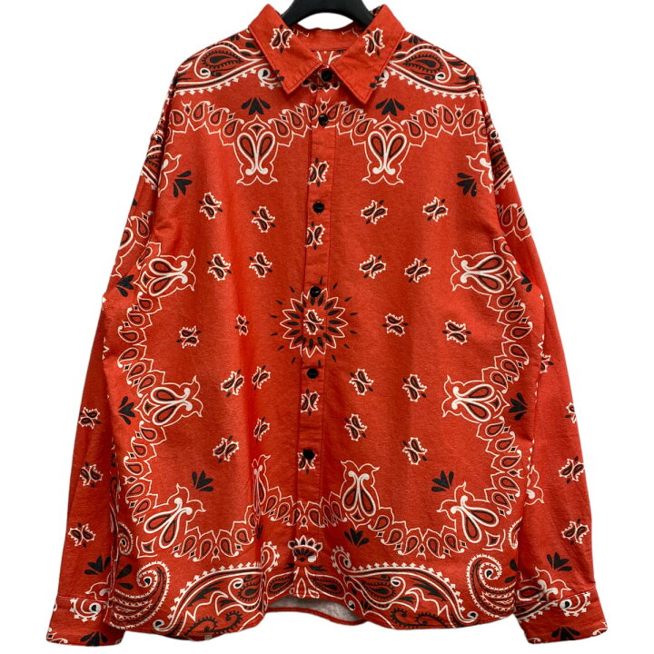 楽天市場】【中古】CHALLENGER 21AW PAISLEY NEL SHIRTペイズリー 