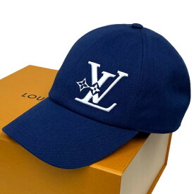 【中古】LOUIS VUITTON　24SS M7606L LV Smash Cap LVロゴスマッシュキャップ帽子 マリーヌ サイズ：-(調整可能～58cm) 【200424】（ルイヴィトン）