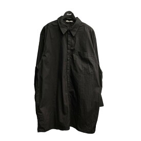 【中古】CLANE　「C OVER SHIRT」 レギュラーカラーシャツ ブラック サイズ：2 【200424】（クラネ）