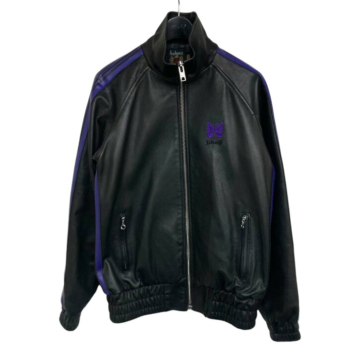 楽天市場】【中古】Needles×Schott「LEATHER TRACK JACKET」 レザー 