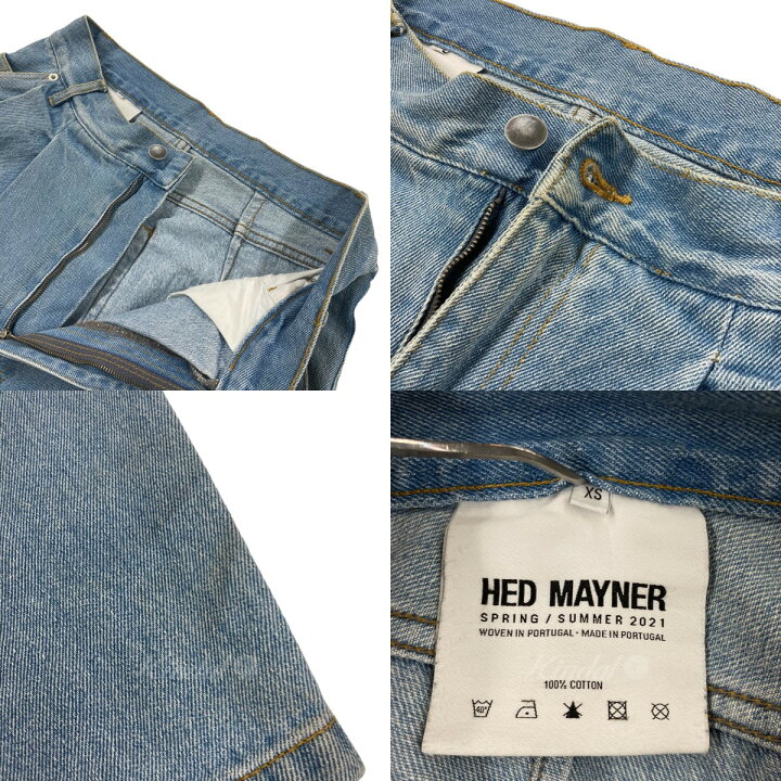 楽天市場】【中古】Hed Mayner 2021SS 2タックワイドデニムパンツ 