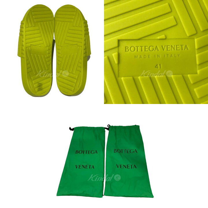 楽天市場】【中古】BOTTEGA VENETA ラバーサンダルスライダー ライト 
