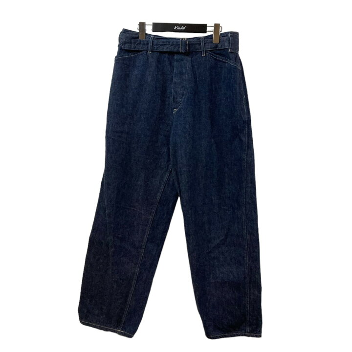 楽天市場】【中古】COMOLI デニムベルテッドパンツ Q03-03005 