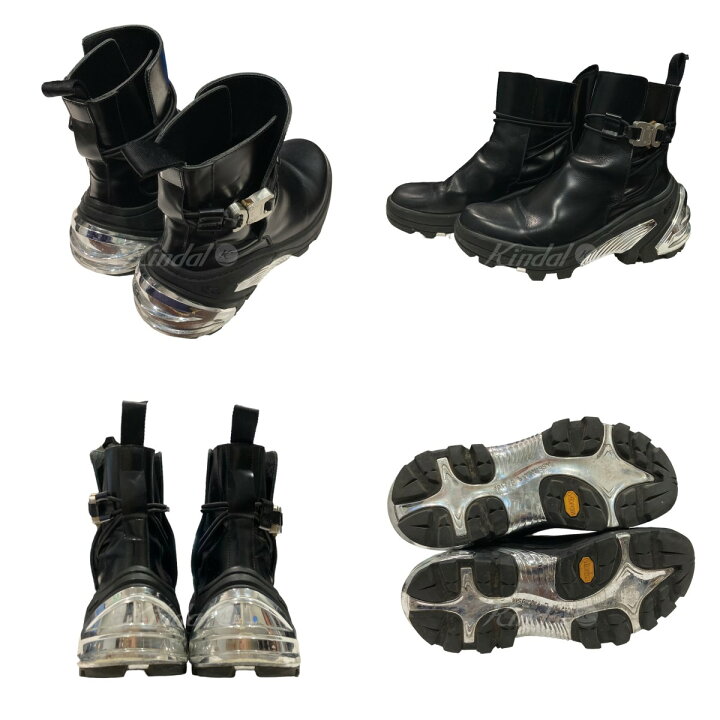 楽天市場】【中古】1017 ALYX 9SM バックルチェルシーブーツ ブラック 