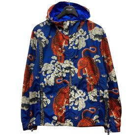 【中古】GUCCI　ベンガルタイガーナイロンパーカー　451777 ネイビー サイズ：48 【210424】（グッチ）