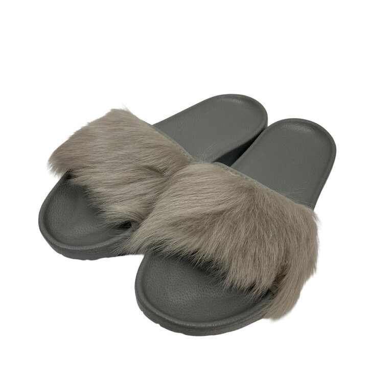 楽天市場】【中古】UGGファーサンダル 1018875 グレー サイズ：24cm 