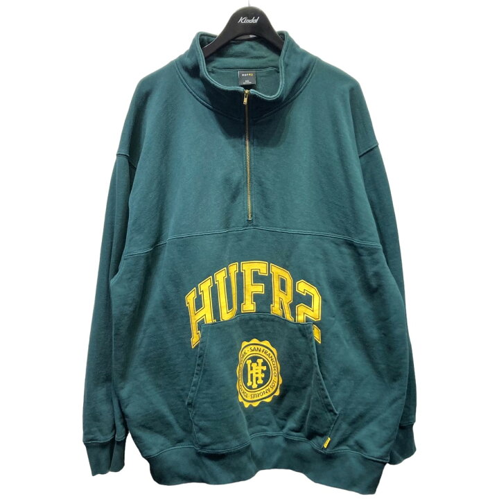 楽天市場】【中古】HUF×FR2ハーフジップ スウェットトレーナー 