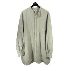 【中古】HEUGN　シャツ Linen Rob SHIRT065 グレー サイズ：3 【210424】（ユーゲン）