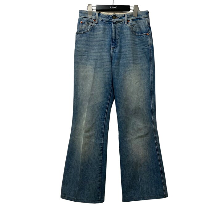 楽天市場】【中古】GUCCI フレアデニムパンツ 656983 インディゴ 