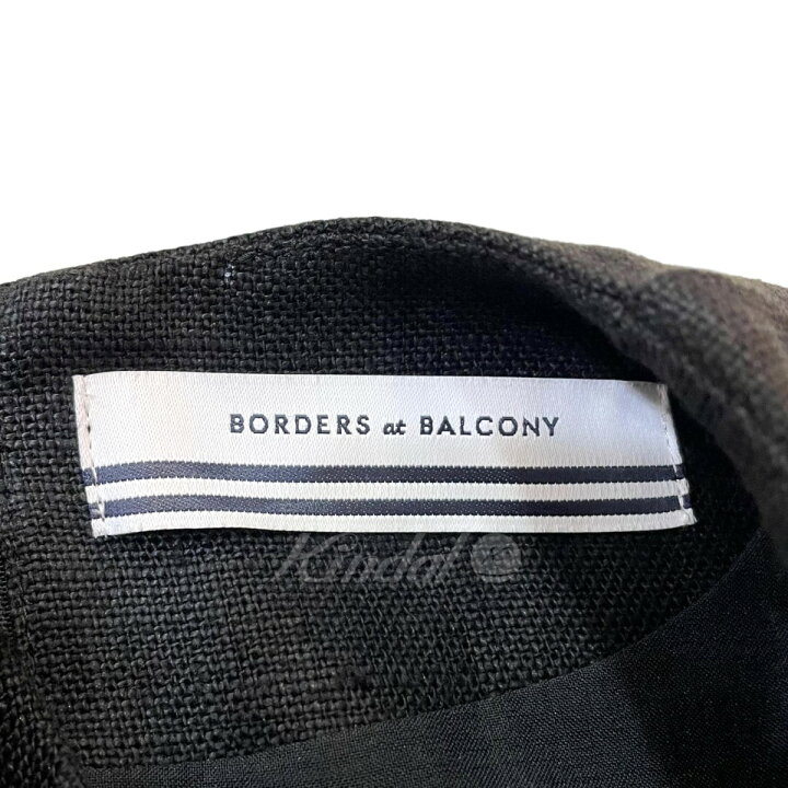 楽天市場】【中古】borders at balcony リネンペプラムトップス 