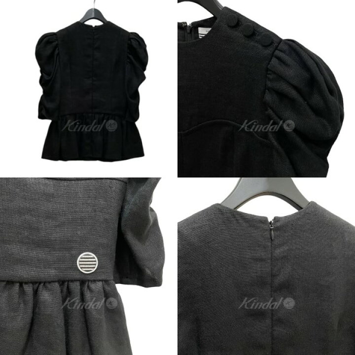 楽天市場】【中古】borders at balconyリネンペプラムトップス  