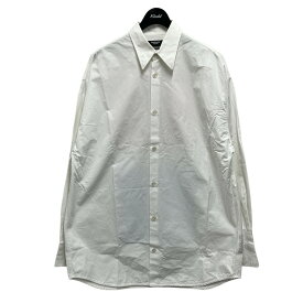 【中古】CALVIN KLEIN　×Andy Warhol オーバーサイズシャツ ホワイト サイズ：S 【200424】（カルバンクライン）
