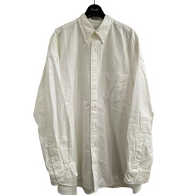 【中古】Graphpaper　23AW ｢Oxford Oversized B．D Shirt｣ ホワイト サイズ：Free 【220424】（グラフペーパー）