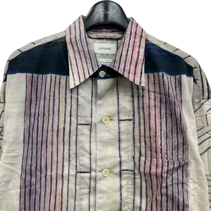 楽天市場】【中古】LEMAIRERAMIREZ TWISTED MAXI SHIRT 総柄シャツ 