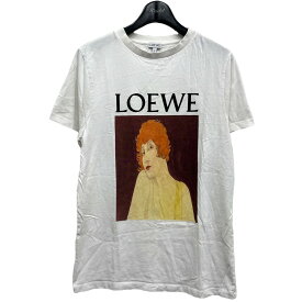 【中古】LOEWE　プリントTシャツ ホワイト サイズ：S 【210424】（ロエベ）