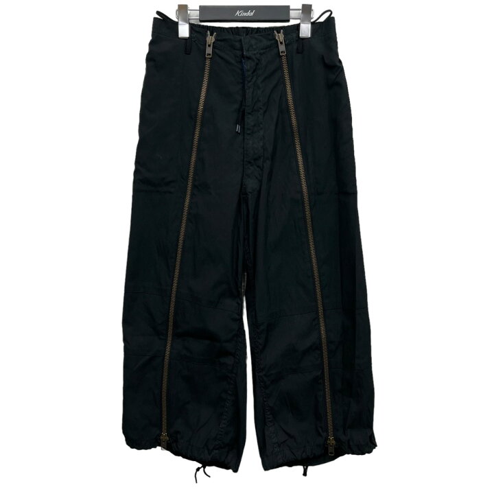 楽天市場】【中古】77circa リメイクダブルジップパンツ ブラック  
