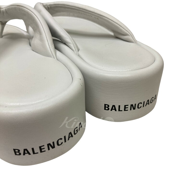 楽天市場】【中古】BALENCIAGA 22SS 「RISE」 厚底トングサンダル 