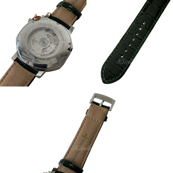 楽天市場】【中古】Vivienne Westwoodスクイグル 腕時計 VWS0603-42GS 