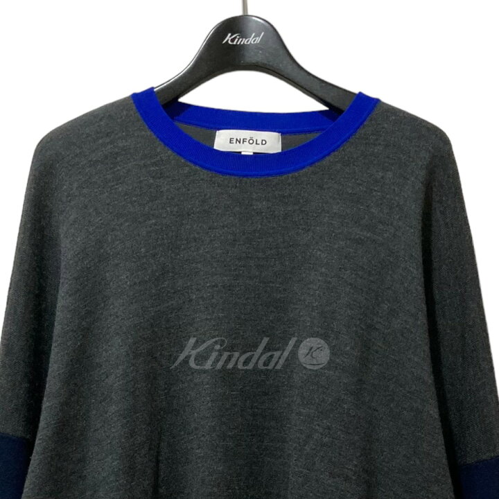 楽天市場】【中古】ENFOLD LINE WIDE PULLOVER プルオーバーニット 