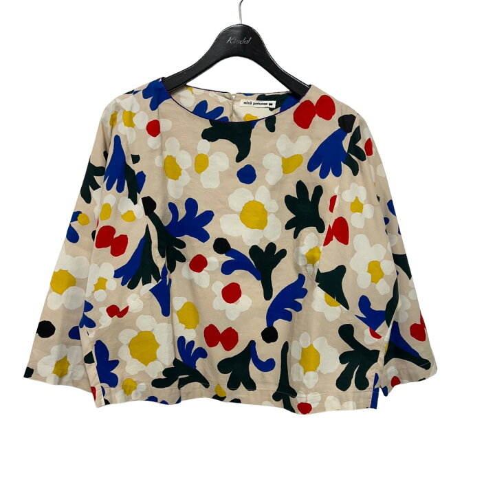 楽天市場】【中古】mina perhonen marguerite 総柄カットソー ベージュ 
