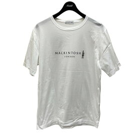 【中古】MACKINTOSH LONDON　ロゴプリント半袖Tシャツ G1P71-505-01 ホワイト サイズ：L 【230424】（マッキントッシュロンドン）