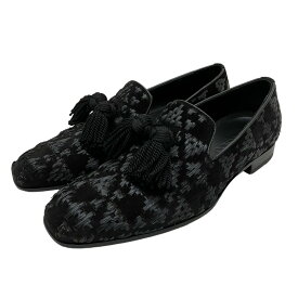 【中古】JIMMY CHOO　タッセルローファー ブラック サイズ：41 【230424】（ジミーチュウ）