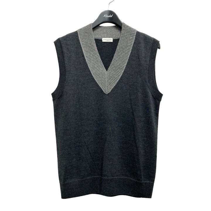 楽天市場】【中古】DRIES VAN NOTEN ニットベスト グレー サイズ：S 