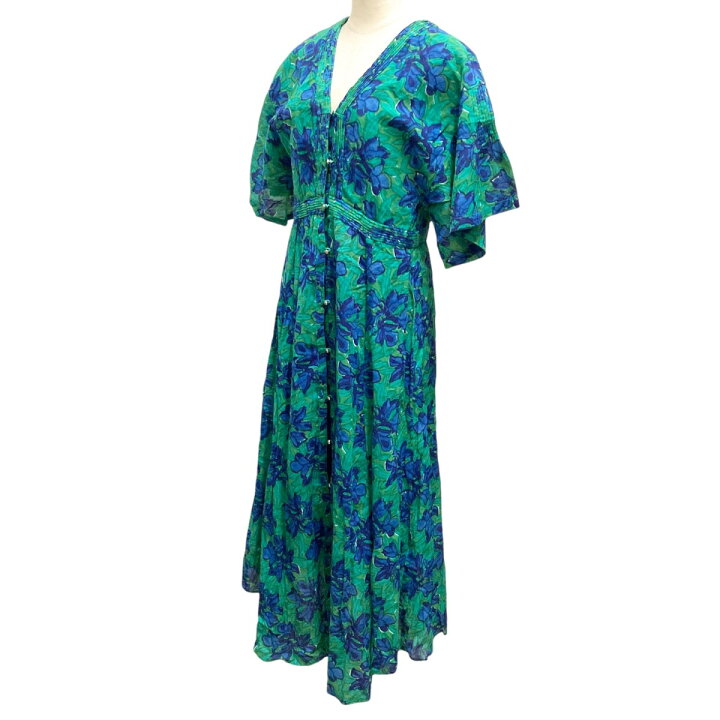 楽天市場】【中古】sara mallika GAUZE VOILE BIG FLOWER PRIN 総柄  