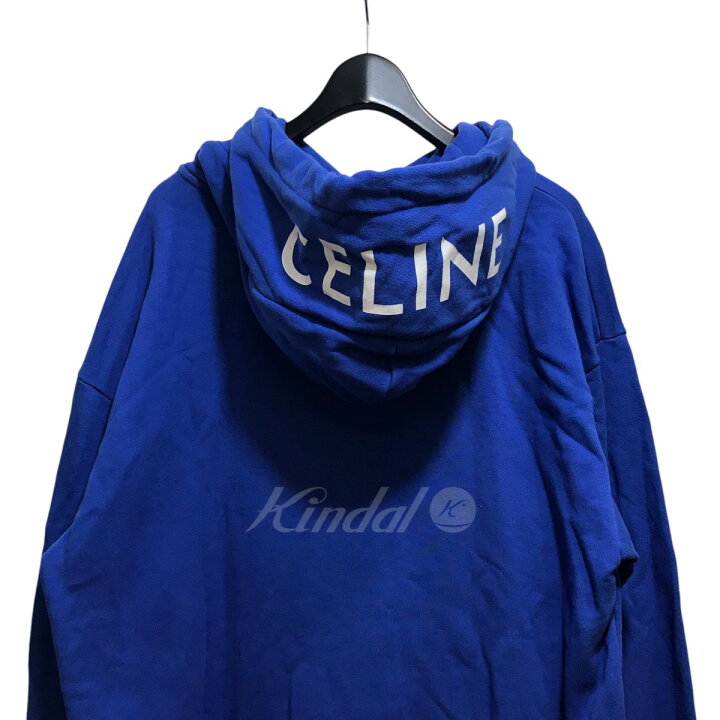 楽天市場】【中古】CELINEプルオーバーパーカー 2Y499052H ブルー  