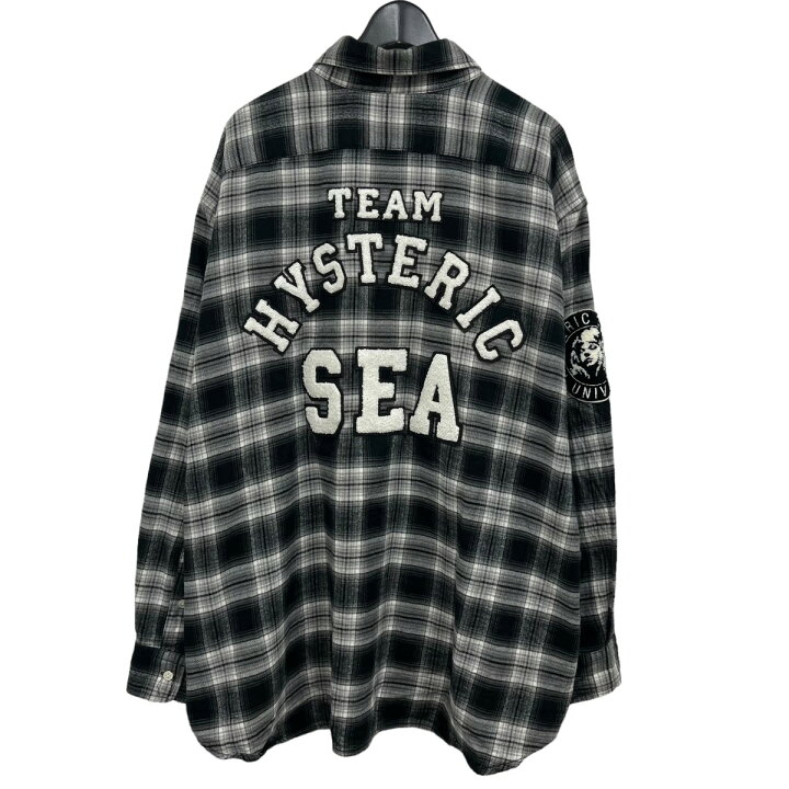 楽天市場】【中古】WIND AND SEA×HYSTERIC GLAMOUR チェックシャツ 