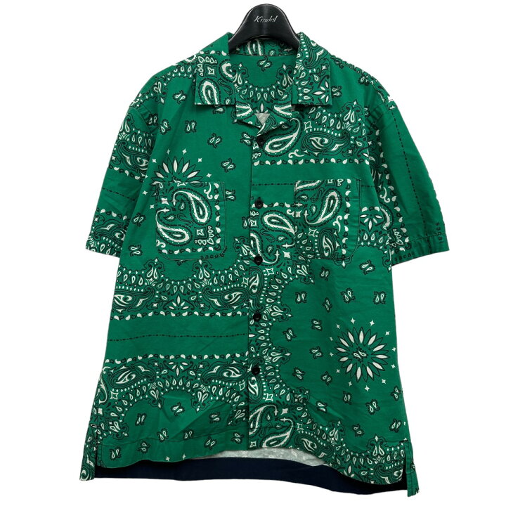 楽天市場】【中古】sacai 2022SS ｢BANDANA Print Shirt｣ バンダナ柄 