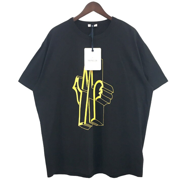楽天市場】【中古】MONCLERMAGLIA T-SHIRT ロゴ Tシャツ ブラック 