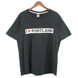 【中古】NUMBER(N)INE　NUMBERNINE PORTLAND ポートランド ロゴ Tシャツ ブラック サイズ：3 【230424】（ナンバーナイン）