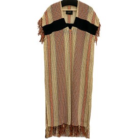 【中古】EBONY　22SS Stripe Knit Dressストライプニットドレス ベージュ サイズ：1 【230424】（エボニー）