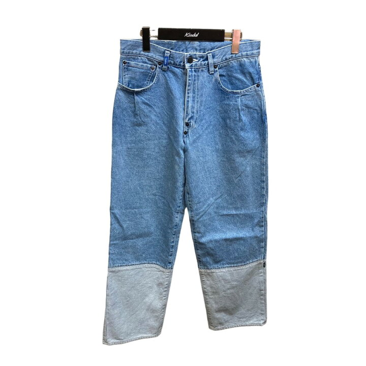 楽天市場】【中古】kudos 21SS「2TONE DENIM PANTS」ツートーンデニム 