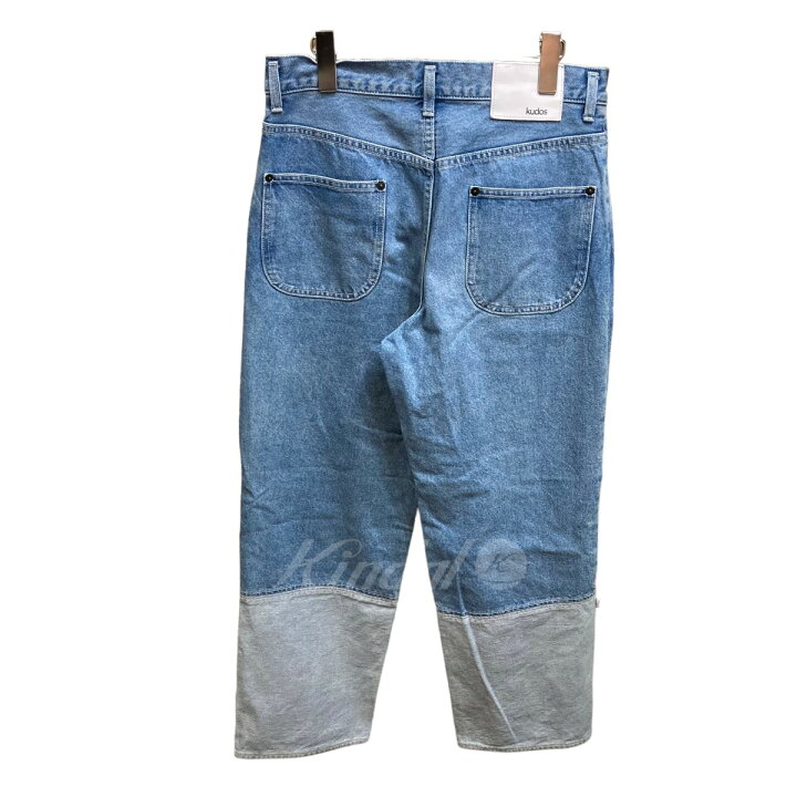 楽天市場】【中古】kudos 21SS「2TONE DENIM PANTS」ツートーンデニム 